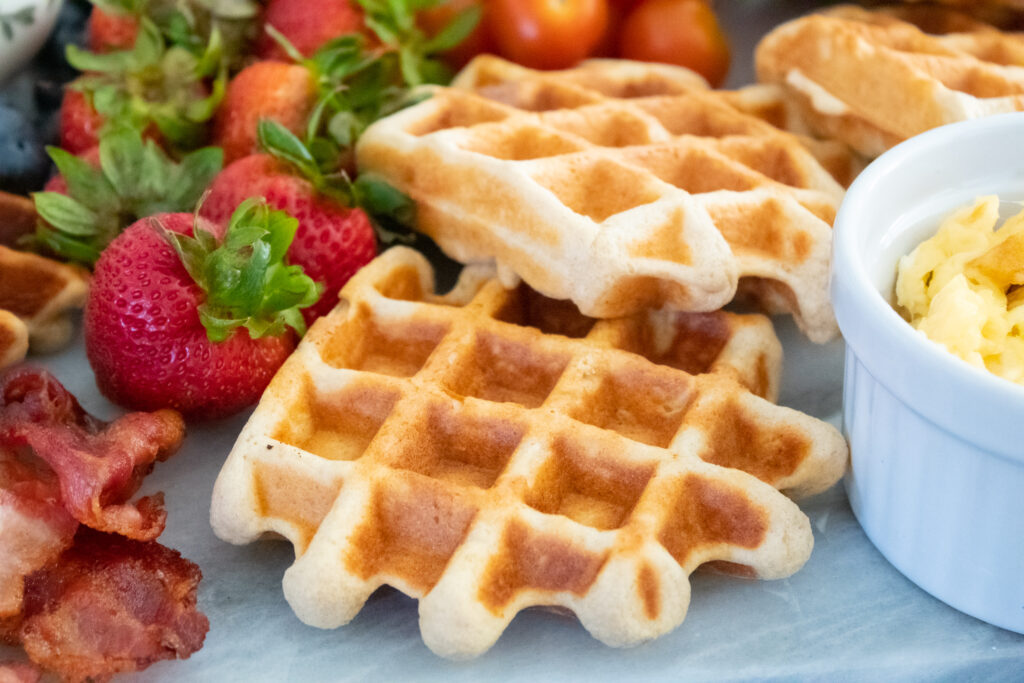 Receta de waffles paso a paso